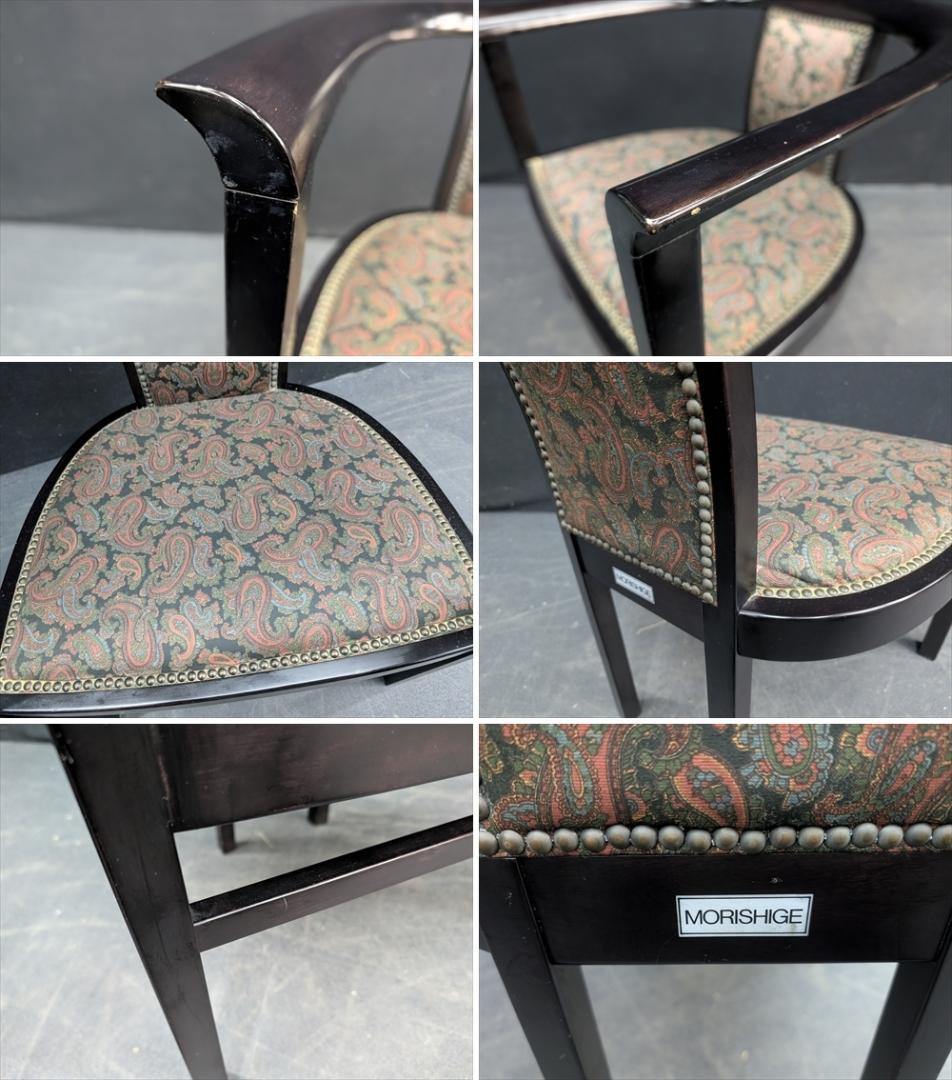 モリシゲ　メヌエット　3点　カフェテーブル　応接セット　テーブル　椅子　チェア