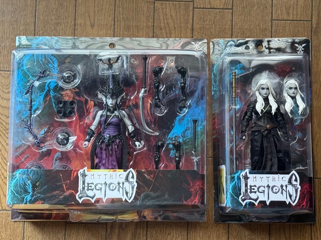 頭部交換！ Mythic Legions Illythia マーベル フィギュア