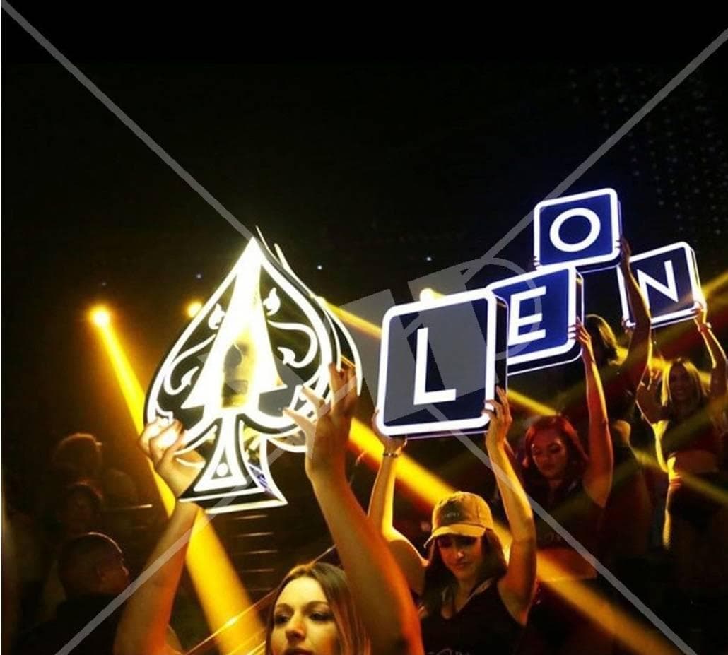 劇レア アルマンド ディスプレイ LED ライト シャンパン ホスト キャバクラ