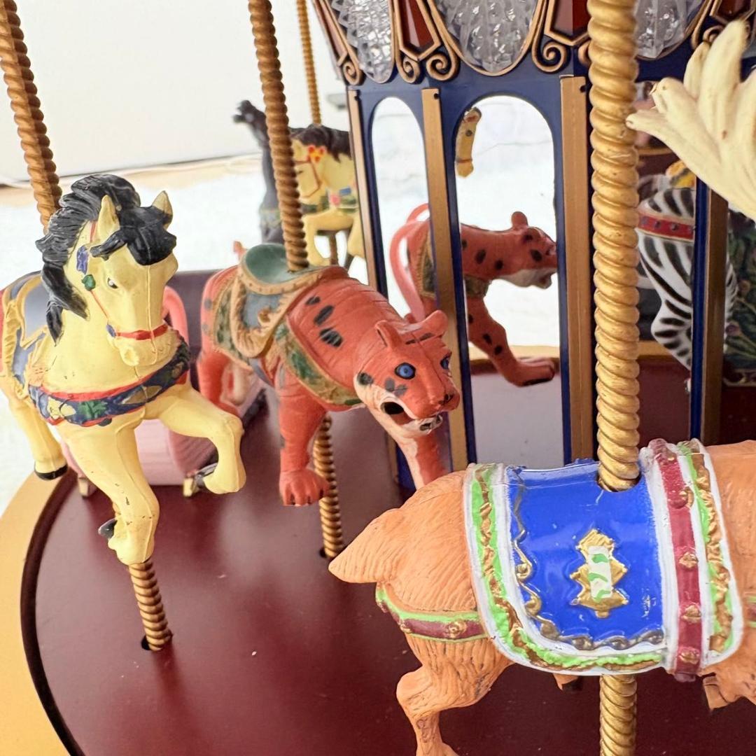 ミスタークリスマス メリーゴーランド 大型 Christmas オルゴール 回転