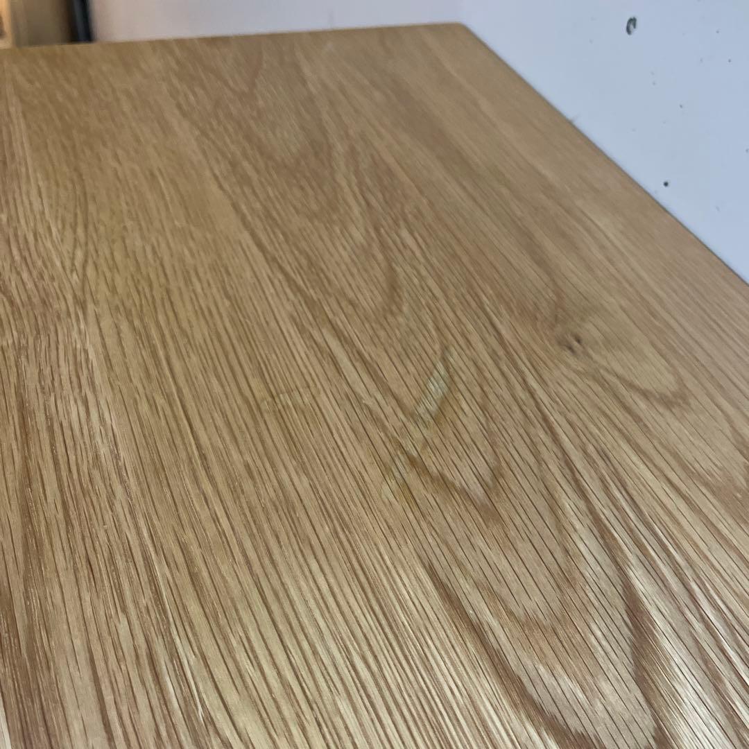 無印★無垢材デスク・オーク材・デスクキャビネットセット