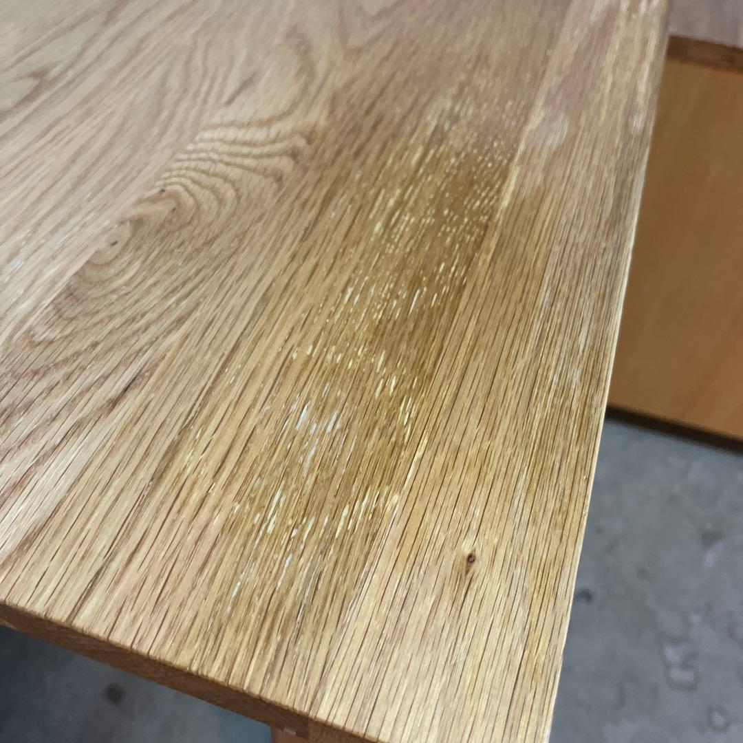 無印★無垢材デスク・オーク材・デスクキャビネットセット