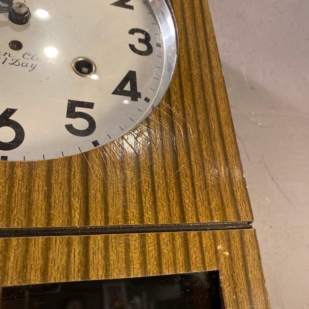 昭和レトロ 愛知時計 柱時計 振り子 ヴィンテージ インテリア 古家具