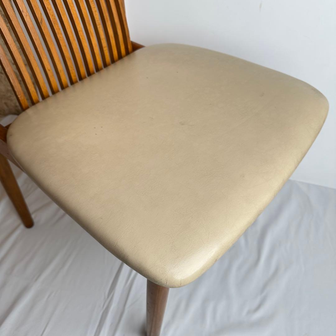 国産 葭原基 飛騨産業 ブナ無垢材 食堂椅子 ダイニングチェア 和モダン