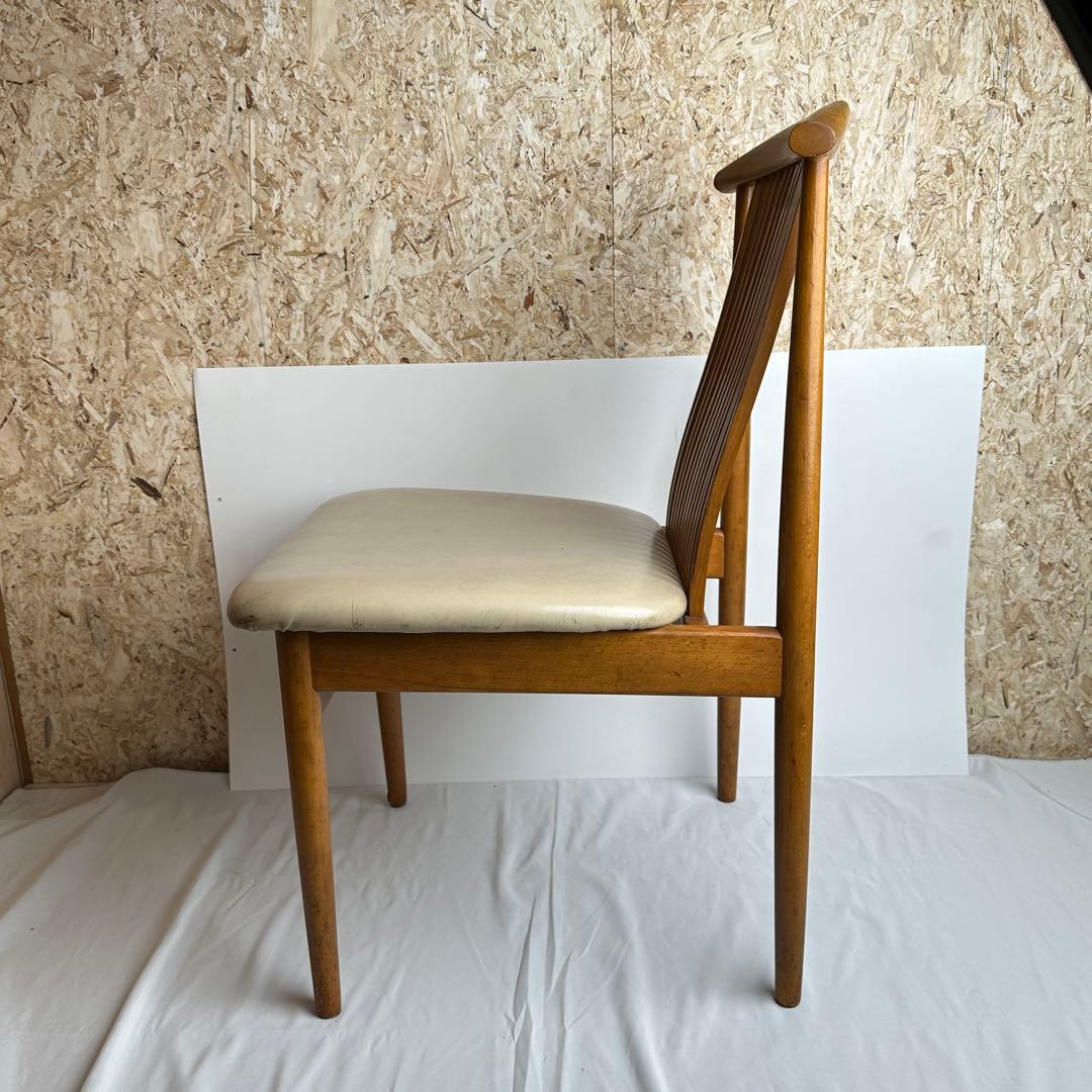 国産 葭原基 飛騨産業 ブナ無垢材 食堂椅子 ダイニングチェア 和モダン