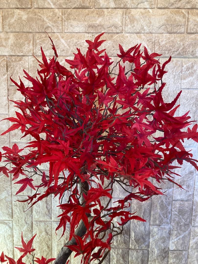 光触媒　人工観葉植物　ウォールグリーン　フェイクグリーン　もみじ5340
