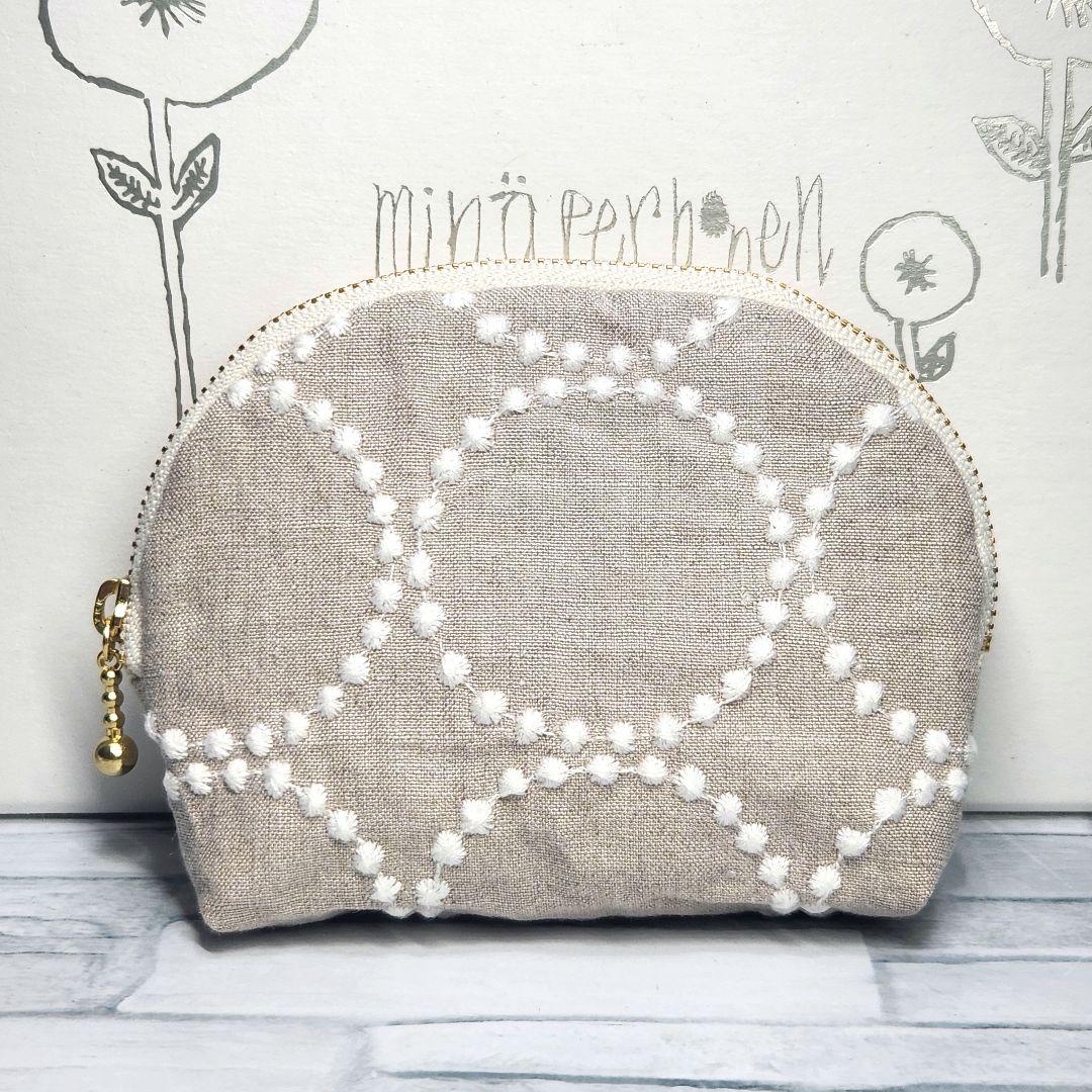 ●satori●ミナペルホネン✲︎手のひらサイズのシェルポーチ✲︎tamb