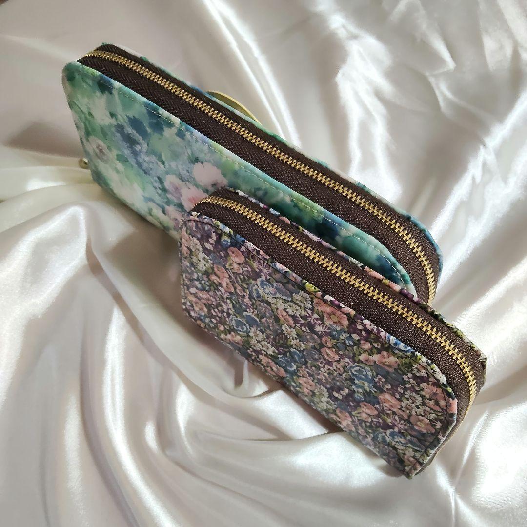 ハンドメイド（中、L字型オープンタイプ＆ハーフ財布）chacha様