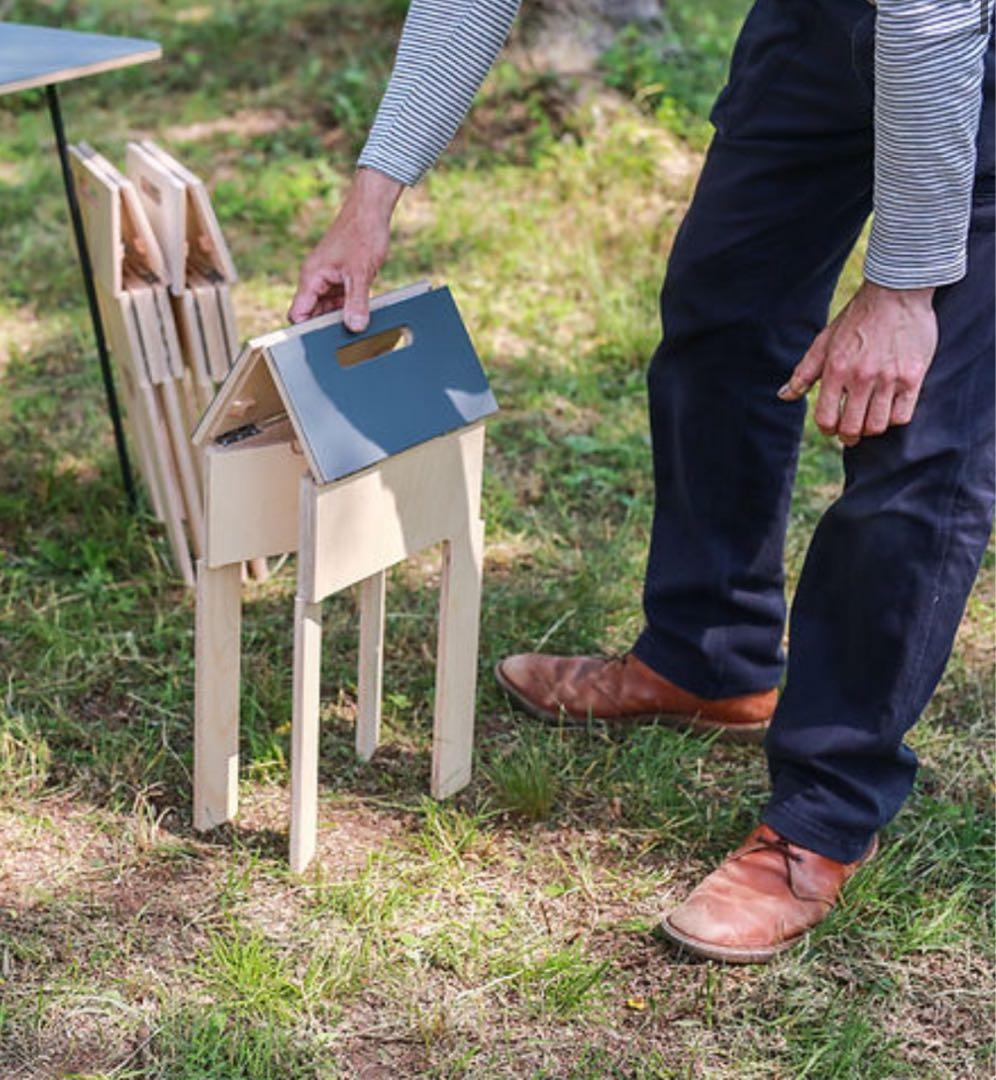 【折りたたみスツール】アトリエヨクト PATTAN-stool