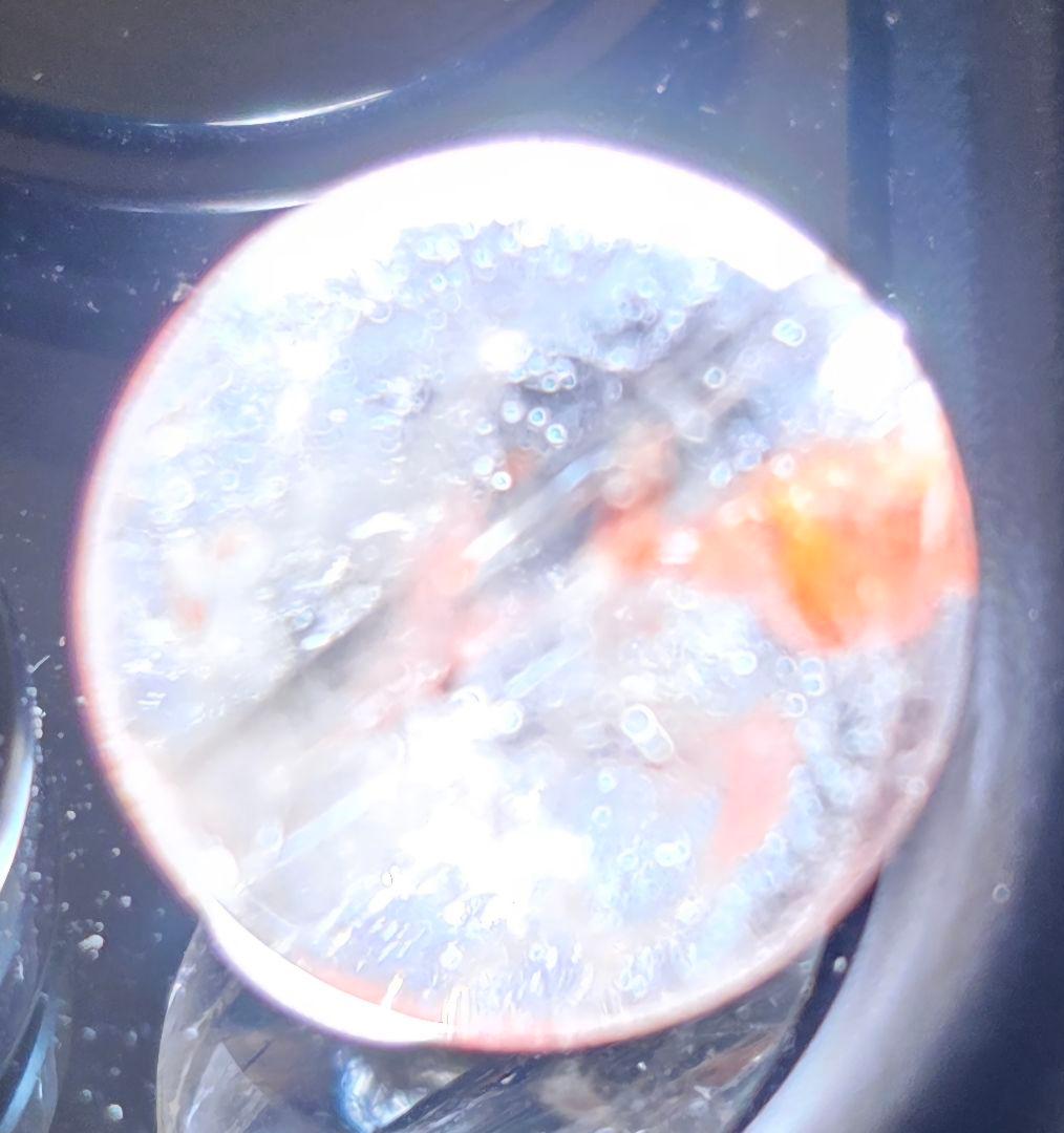 【極上・赤富士】天然レッドファントムクォーツ 13mm（激レア・水晶の結晶）