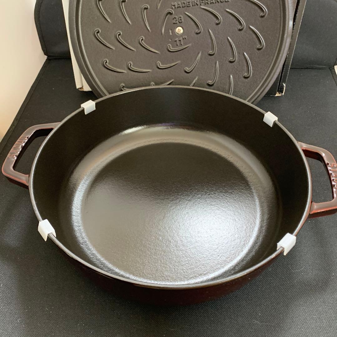 ストウブstaub ブレイザー ソテーパン 28cm