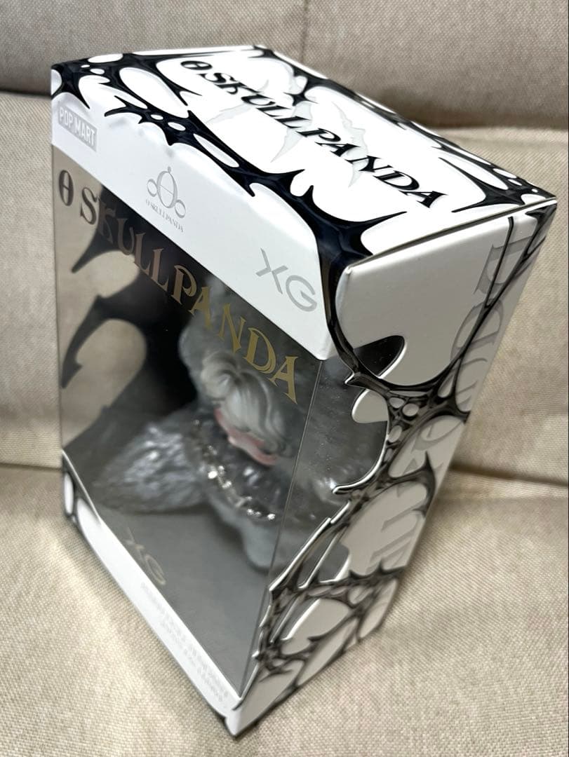 【しっぽ大き目】【値下げ】スカルパンダ× XG ぬいぐるみペンダント