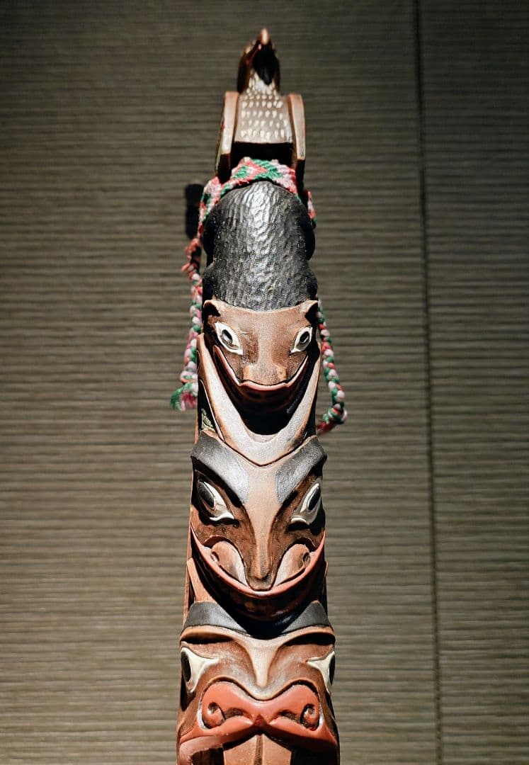 トーテムポール 鷲＆ビーバー BOMA 社製 手塗り★レア★