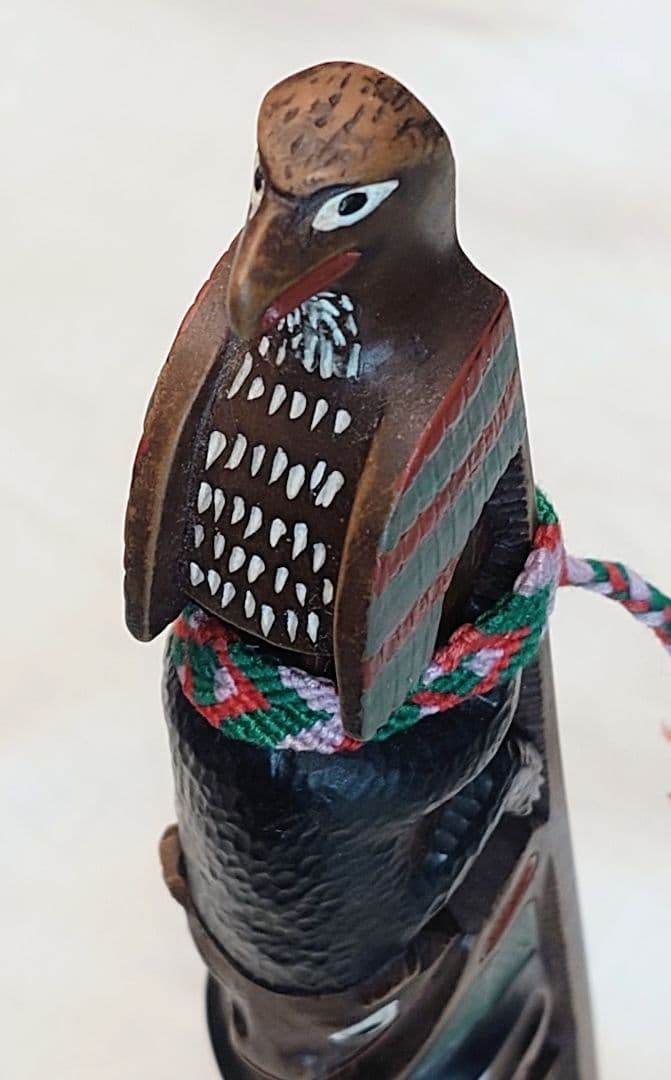 トーテムポール 鷲＆ビーバー BOMA 社製 手塗り★レア★