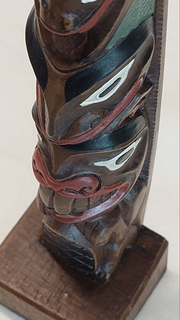 トーテムポール 鷲＆ビーバー BOMA 社製 手塗り★レア★