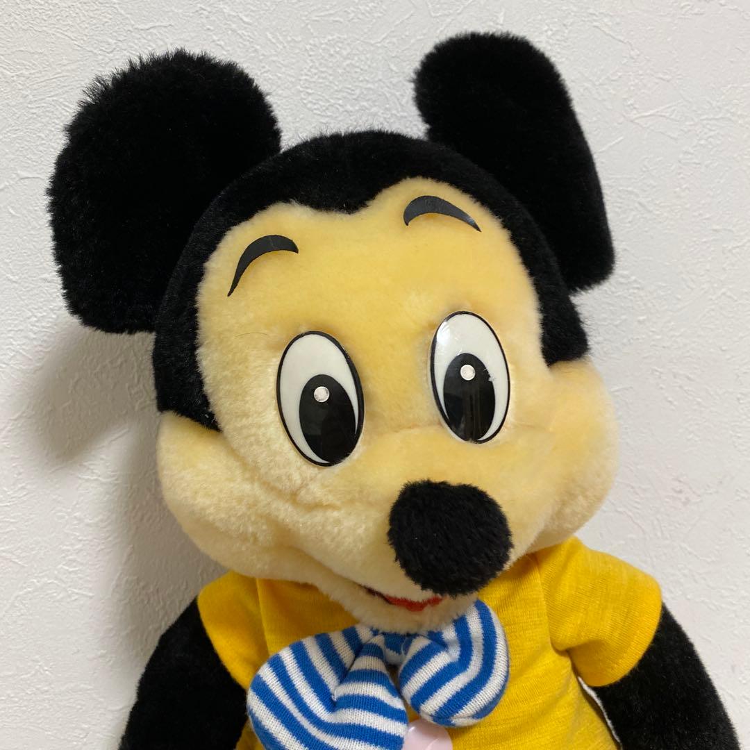 東京ディズニーランド開園当時物 ミッキーマウスぬいぐるみ 特大サイズ