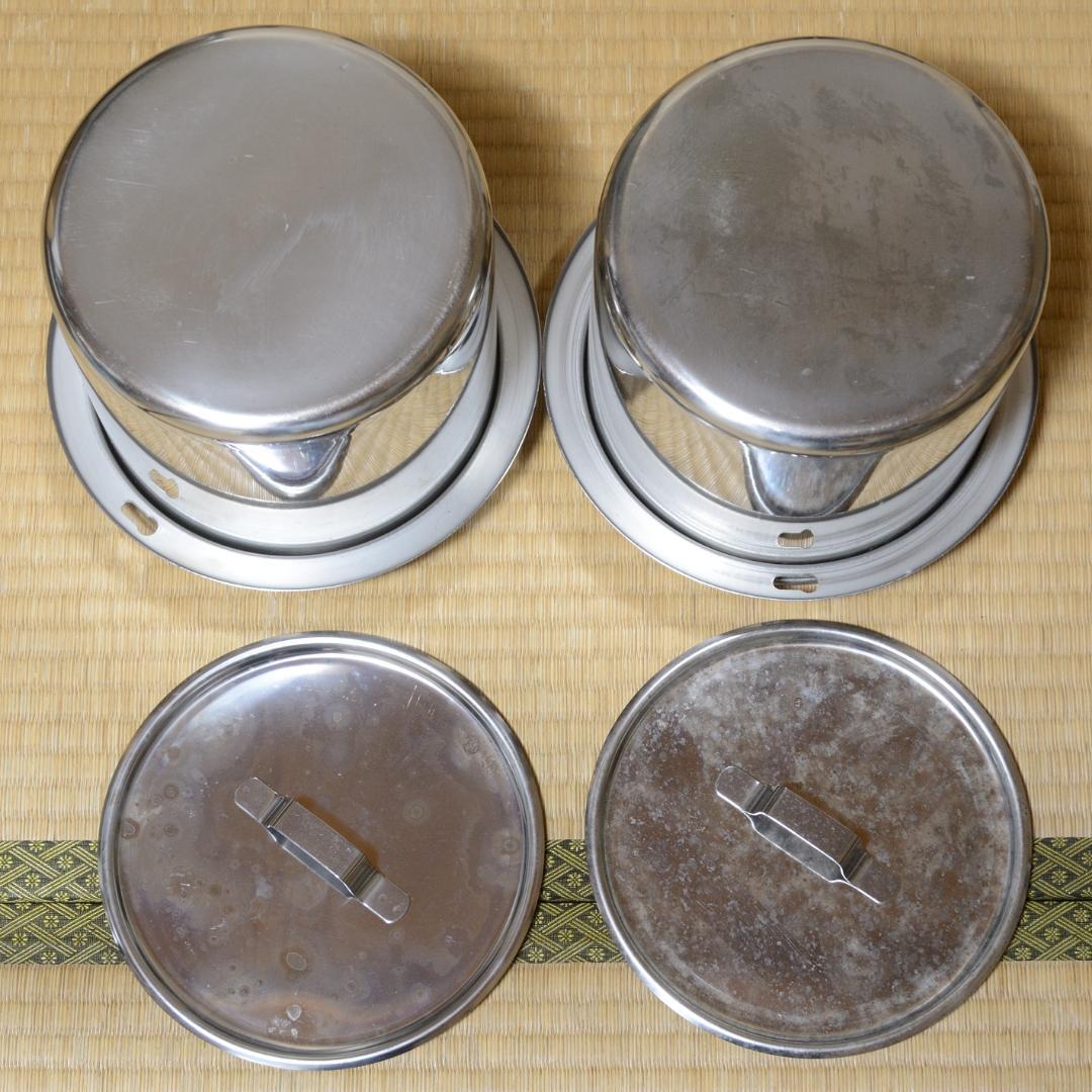 湯煎器　電気ウォーマー ステンレス 丸ポット スープケトル キッチンポット