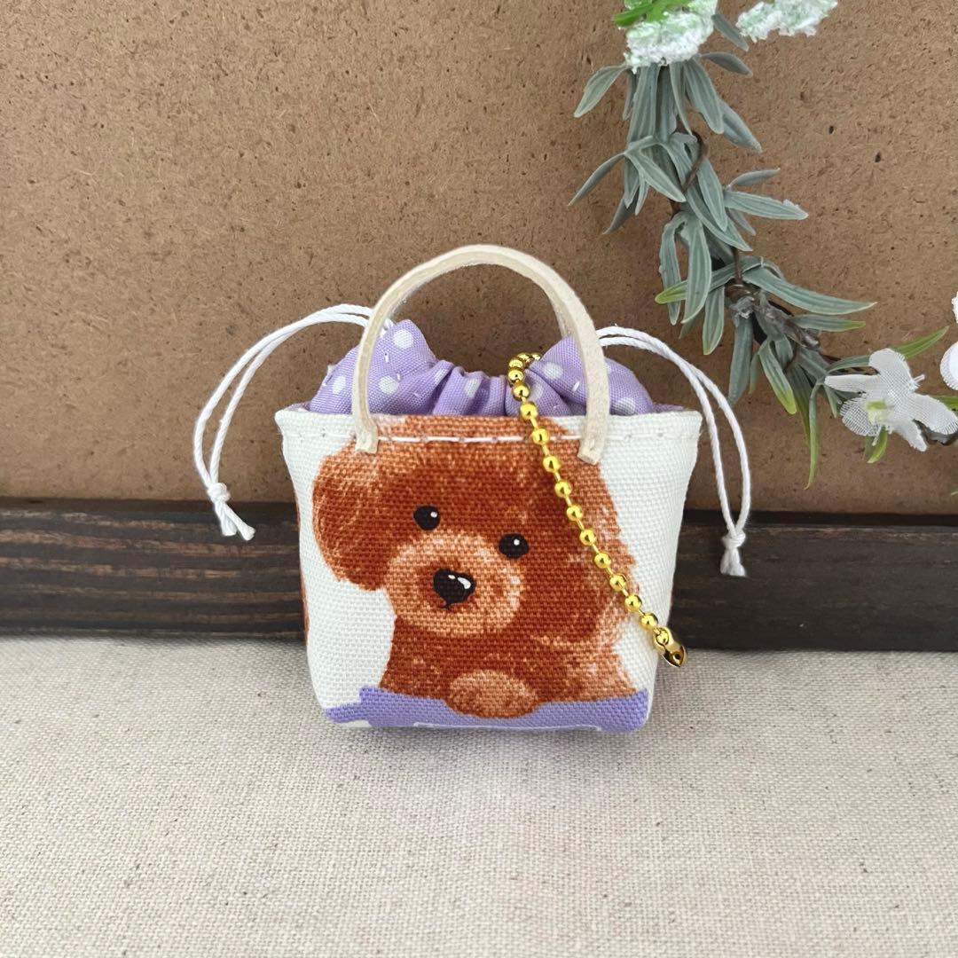 2408-13 ミニチュア巾着トートサシェ 香り袋　SOLD→ご注文承ります♡