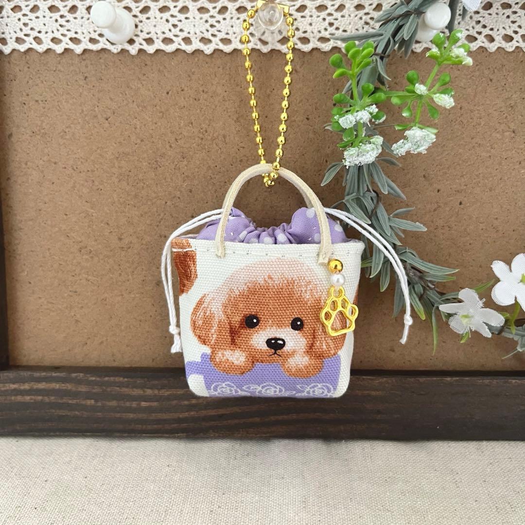 2408-13 ミニチュア巾着トートサシェ 香り袋　SOLD→ご注文承ります♡