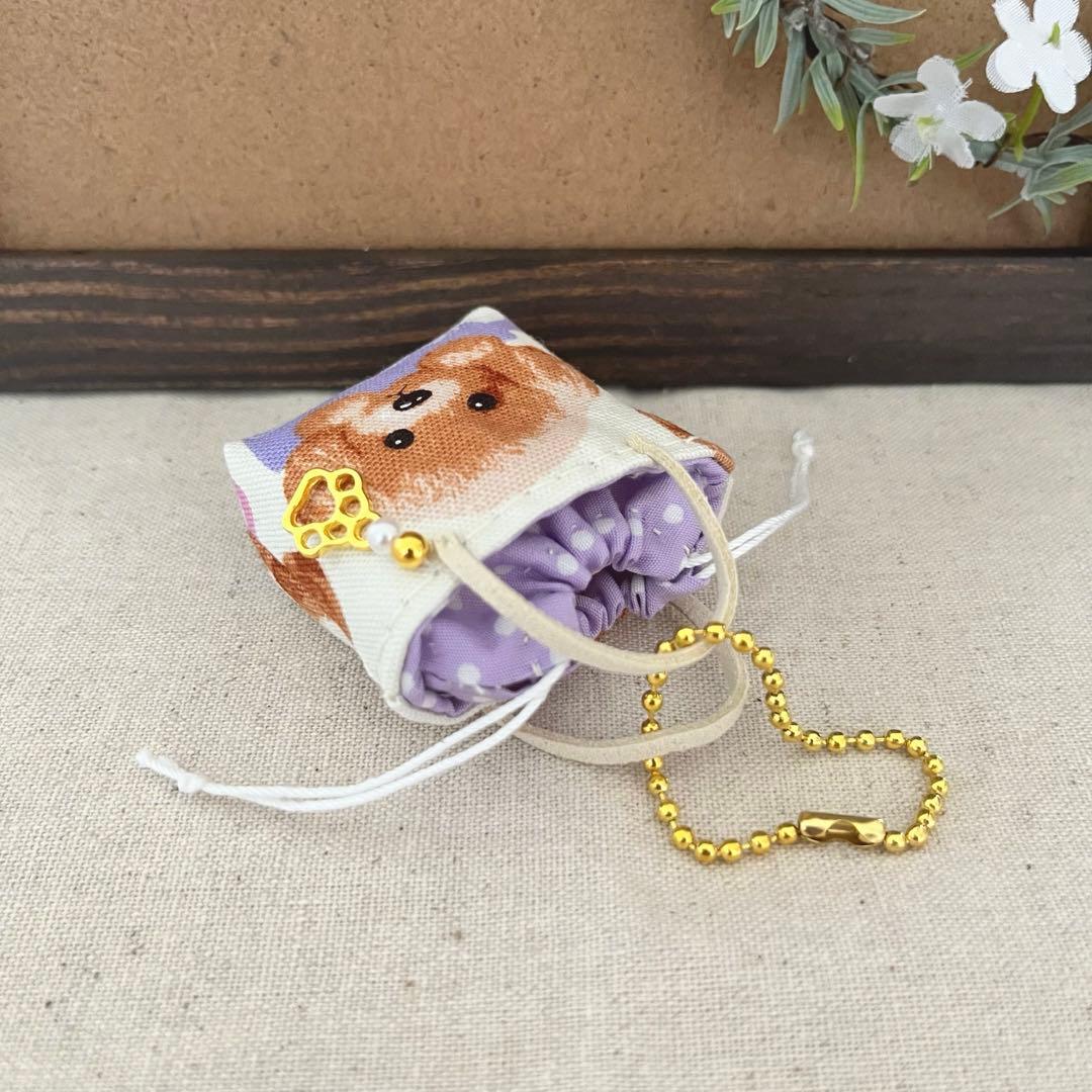 2408-13 ミニチュア巾着トートサシェ 香り袋　SOLD→ご注文承ります♡