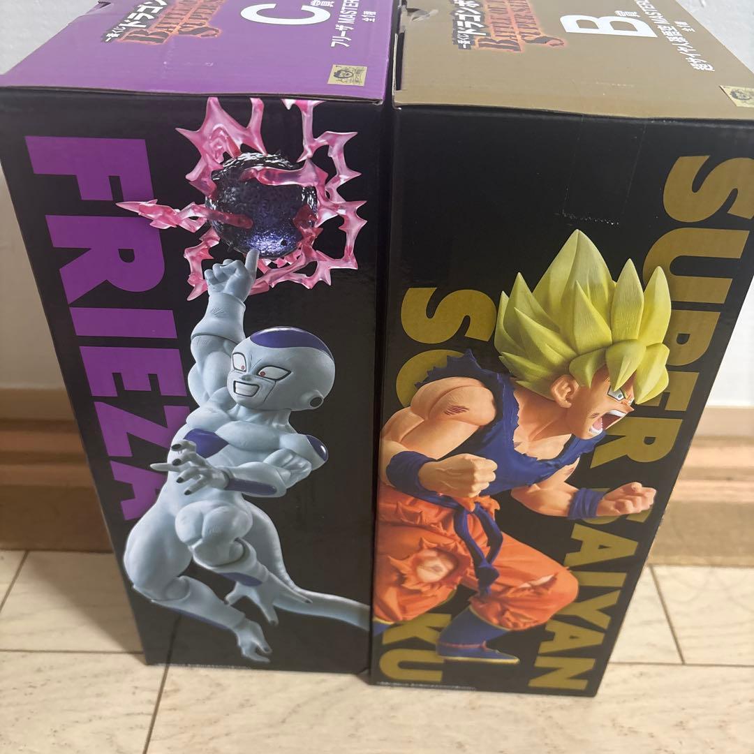 一番くじ　ドラゴンボール　B賞超サイヤ人孫悟空　C賞フリーザ　Fアクリルスタンド