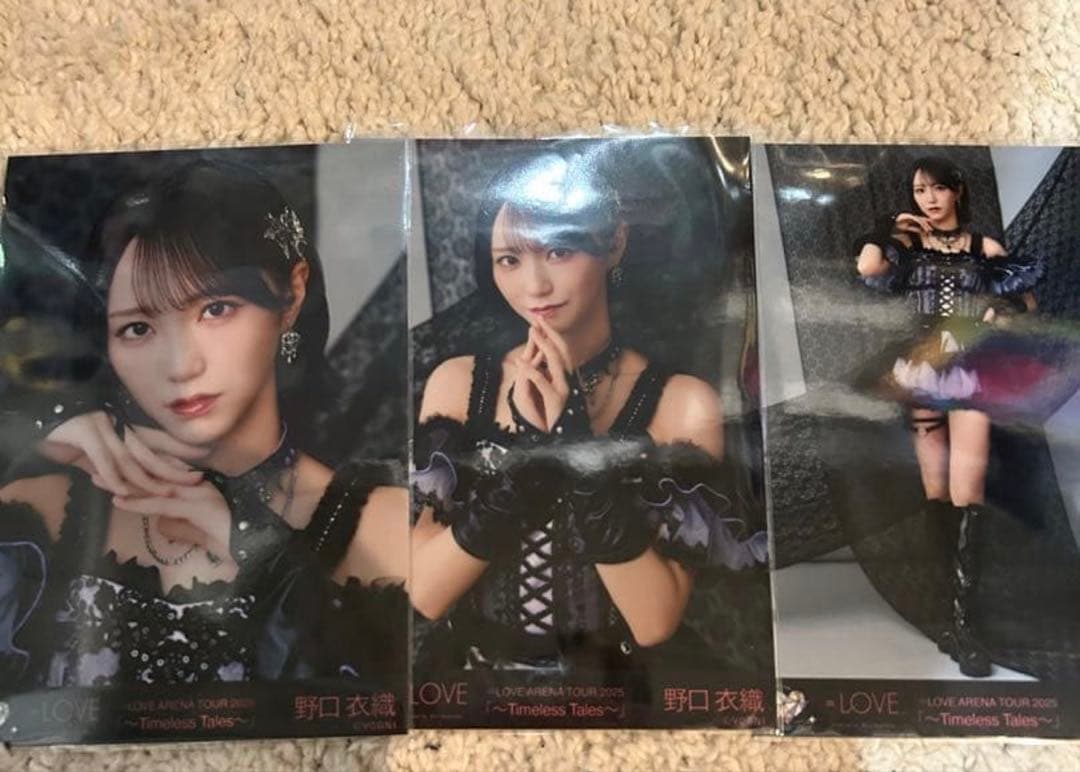 イコラブ 野口衣織 生写真 コンプ 黒衣装 - メルカリ