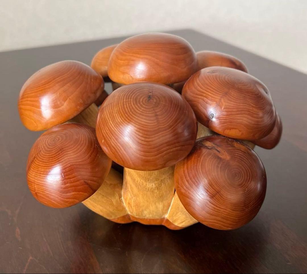 シンプルなリアルさがイイ！　キノコの置物　インテリア