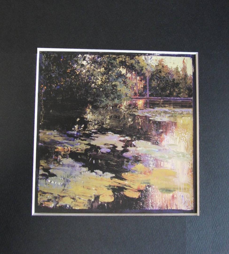 J.トレンツ・リャド、【カネットの夜明け】、希少な額装用画集より