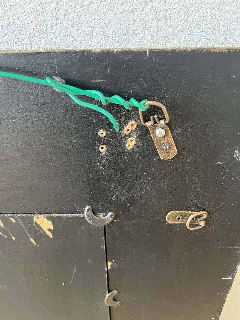 鏡　ミラー　アンティーク　ヴィンテージ　床置き・壁掛け両用