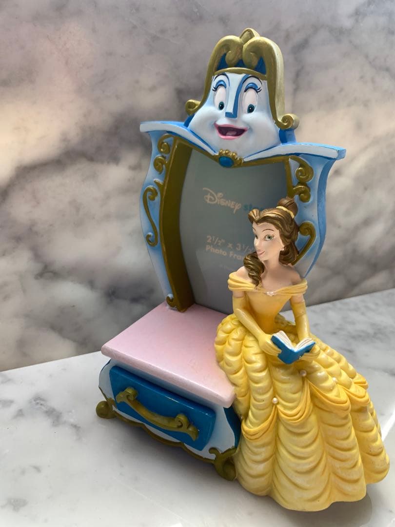 Disney 美女と野獣　ベルとワードローブ　フォトフレーム　希少商品