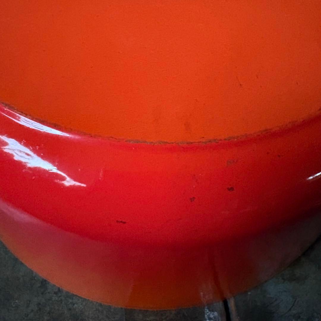 ル・クルーゼ ココット・ロンド オレンジ28cm 中古