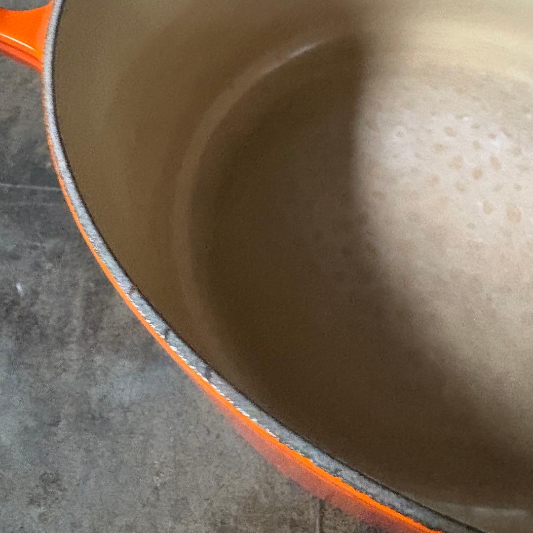 ル・クルーゼ ココット・ロンド オレンジ28cm 中古