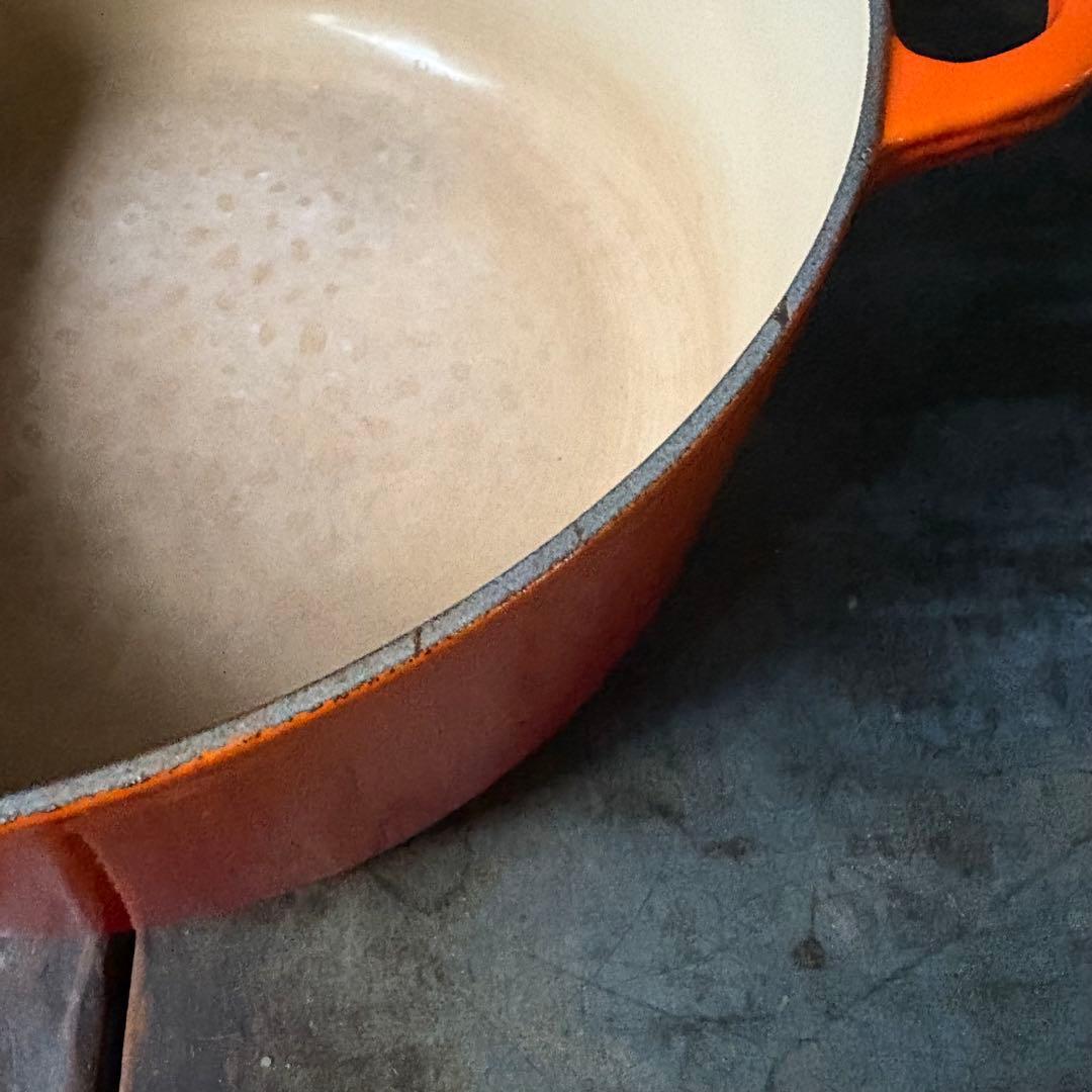 ル・クルーゼ ココット・ロンド オレンジ28cm 中古