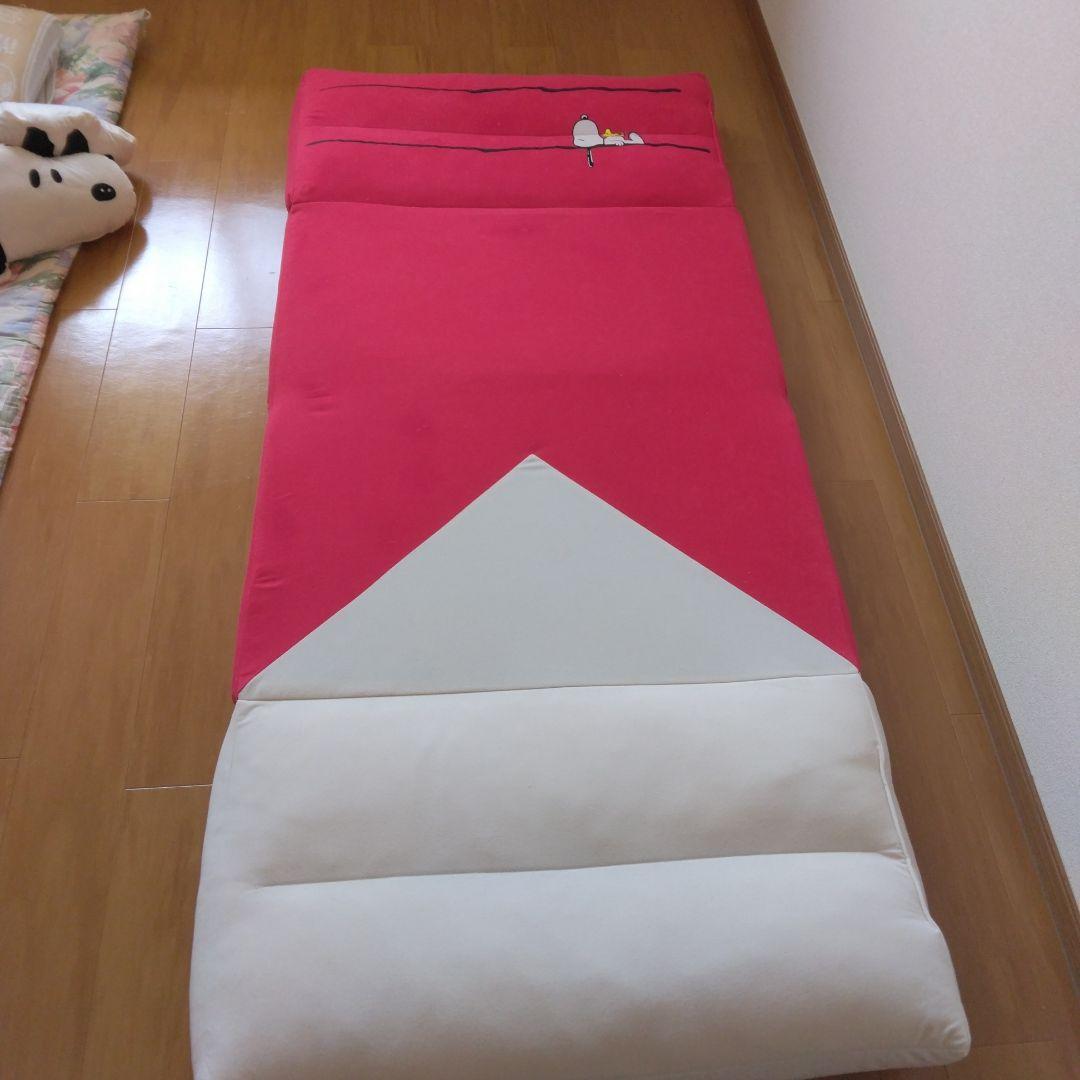 み*き様 スヌーピー ソファベッド 赤と白
