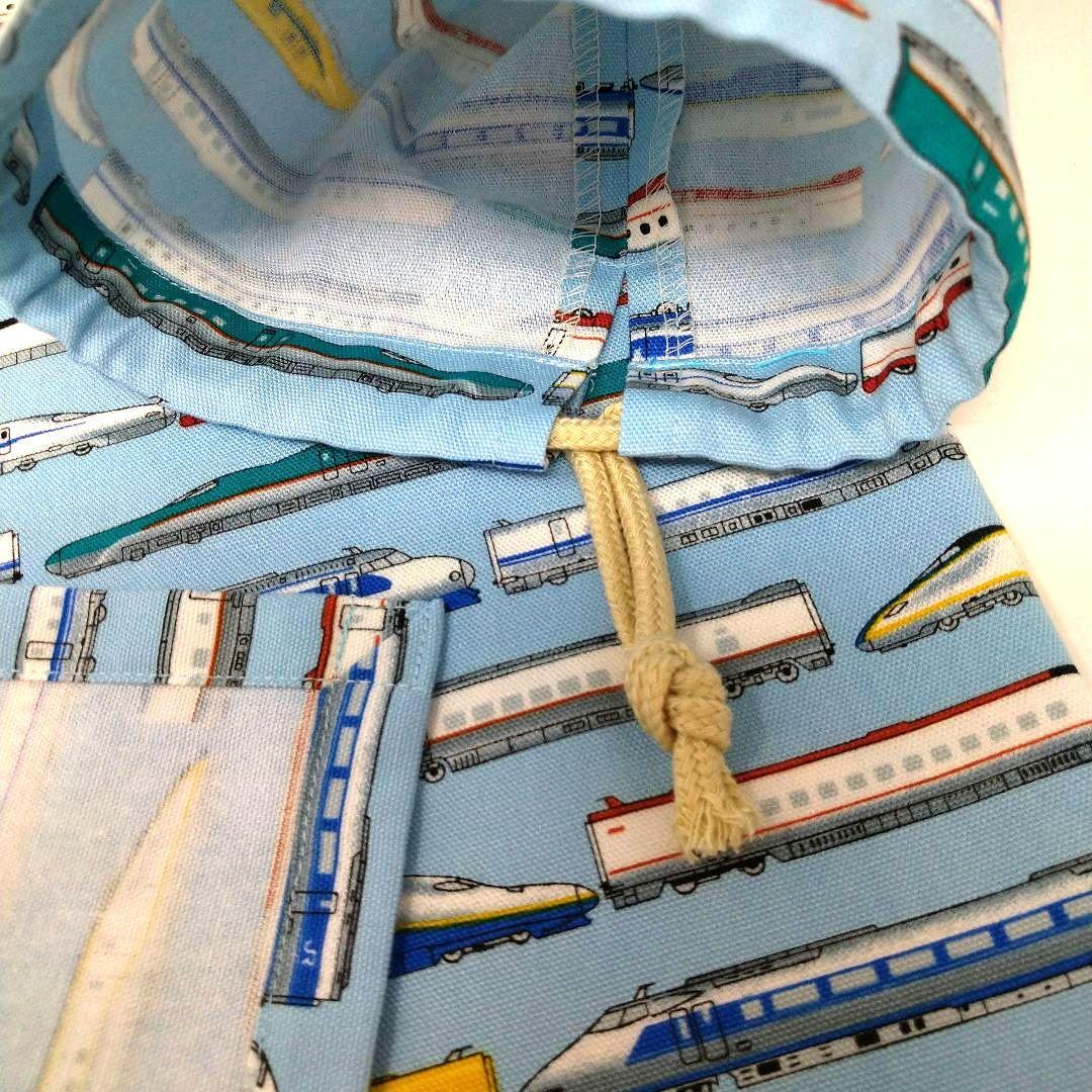 小学生用ランチョンマット・巾着袋　ハンドメイド　新幹線