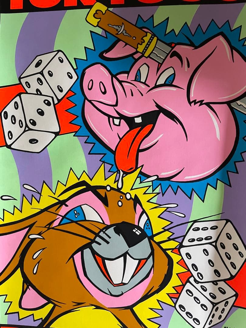 コジック Frank Kozik シルクスクリーン ポスター 藤原ヒロシ - メルカリ