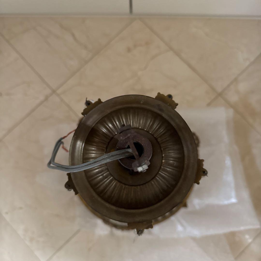 アンティークフレンチ　照明 薔薇ガーランド　シャンデリア　天蓋