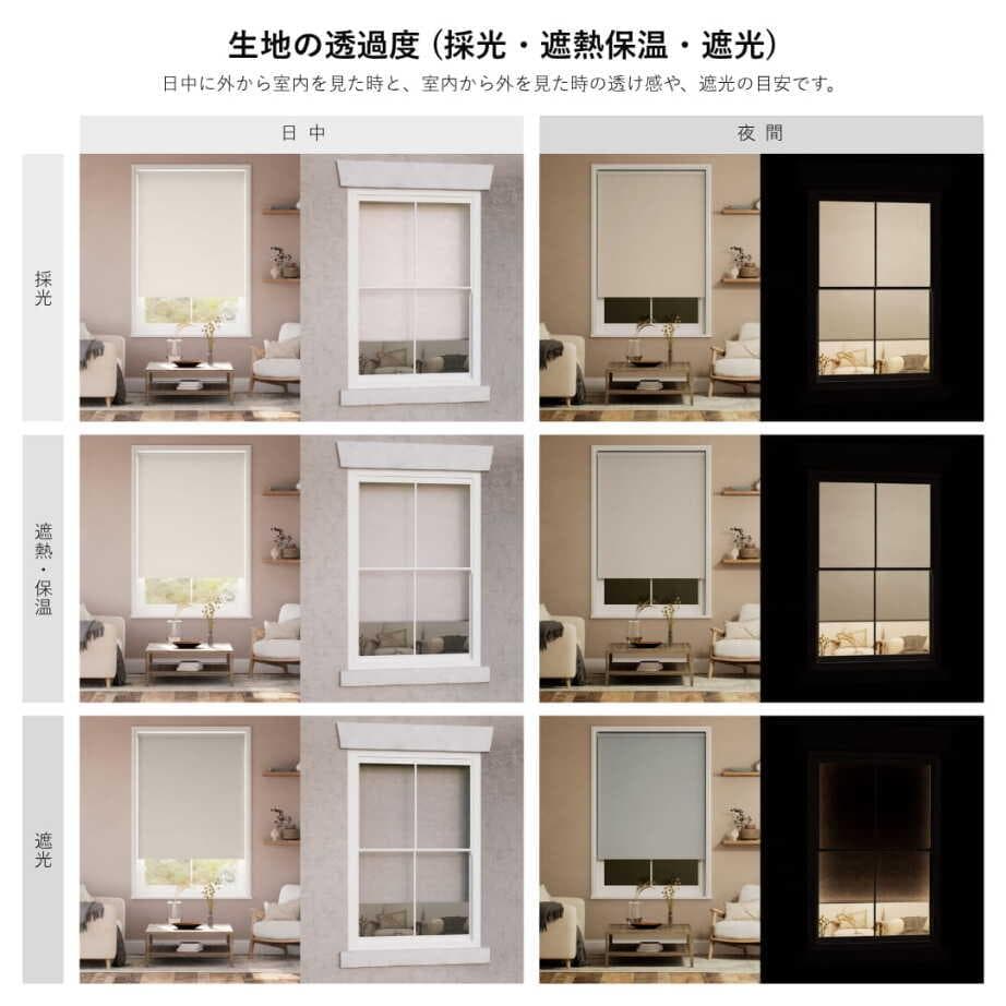 未使用　ロールスクリーン　ナチュラルリネン　170×92