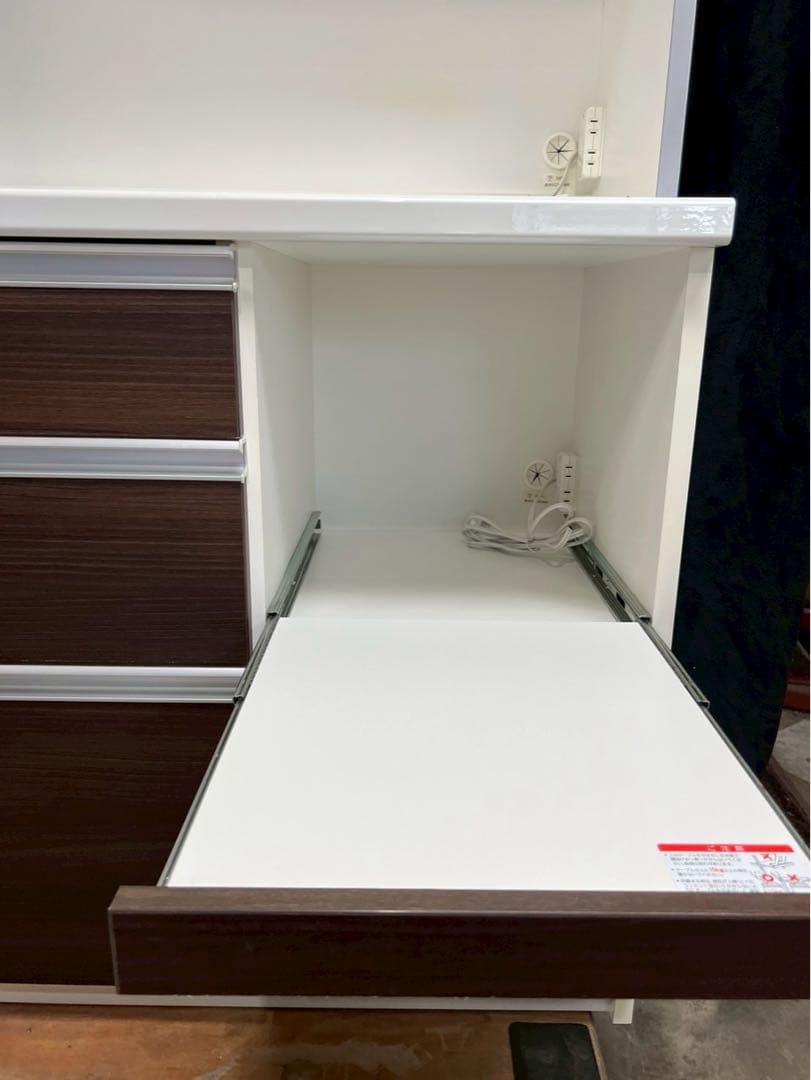 創愛ファニチュア ティーノ100 食器棚 レンジボードW99 - レンジボード