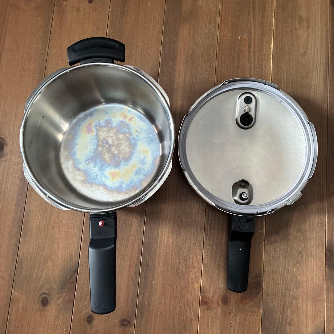 Fissler 圧力鍋 ステンレススチール レシピ本付き