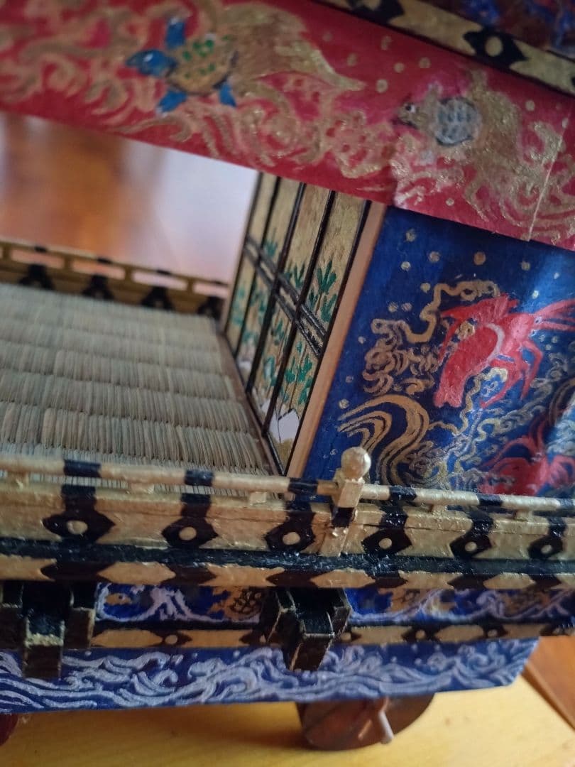 日本三大曳山祭りの一つ秩父夜祭の屋台 置物