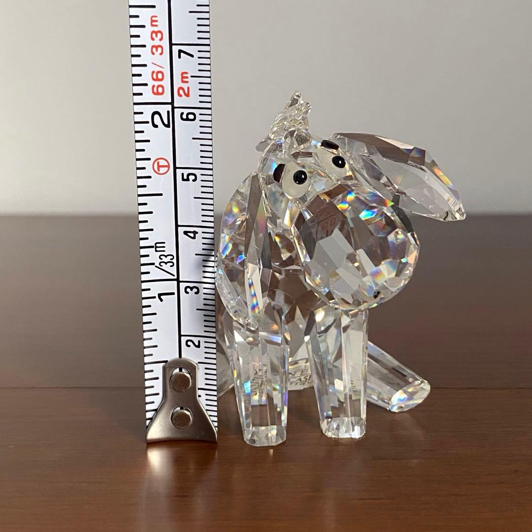 【欠けあり】ディズニーショーケース クリスタルワールド イーヨー 置物