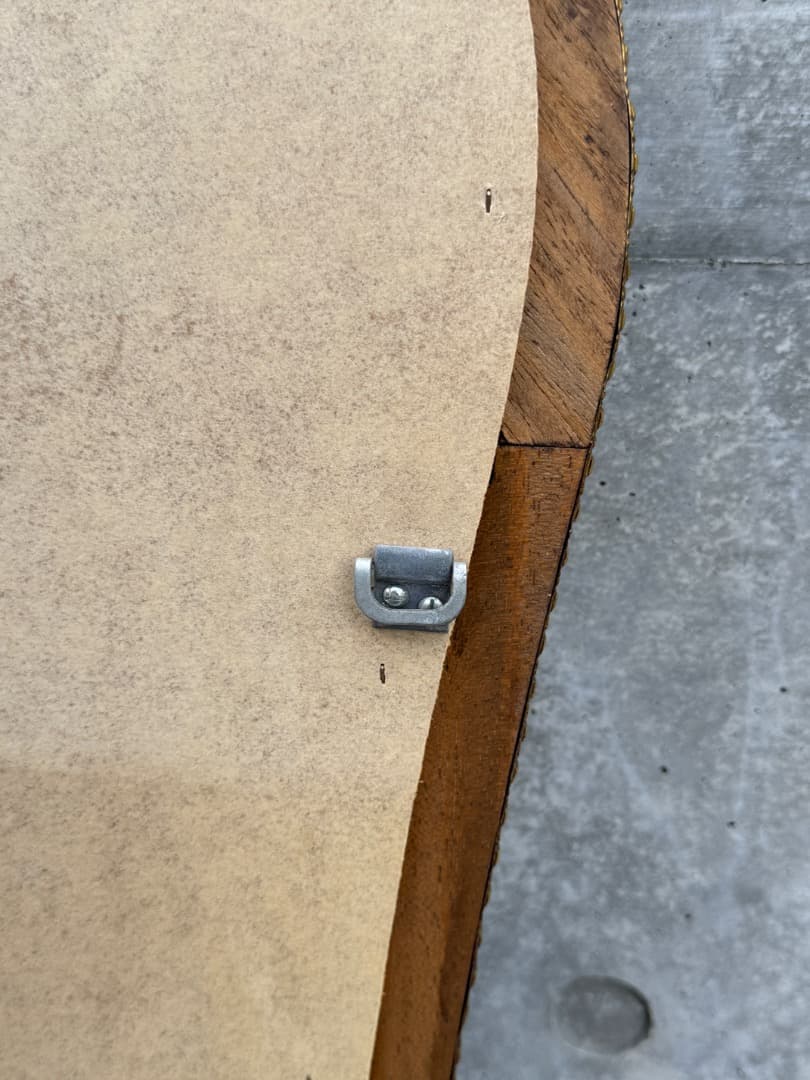 【美品】ミラー 壁掛けミラー イタリア製 ミッドセンチュリー 鏡 ②