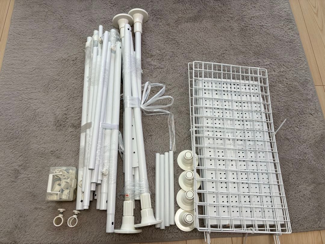 ニトリ　突っ張りシェルフアルゴス　ホワイト