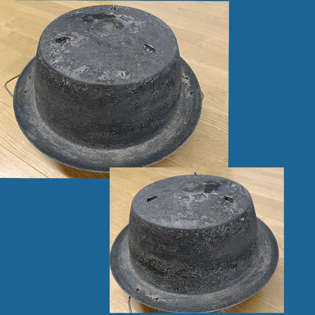 羽釜 アルミ 蓋付 かまど 古民家 炊き出し AK87