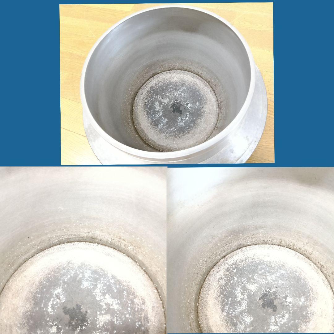 羽釜 アルミ 蓋付 かまど 古民家 炊き出し AK87