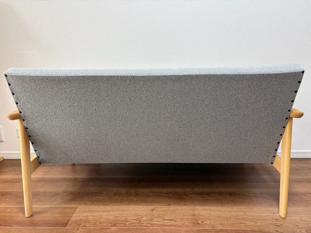 カリモク60 Kチェア 2シーター ミストグレー