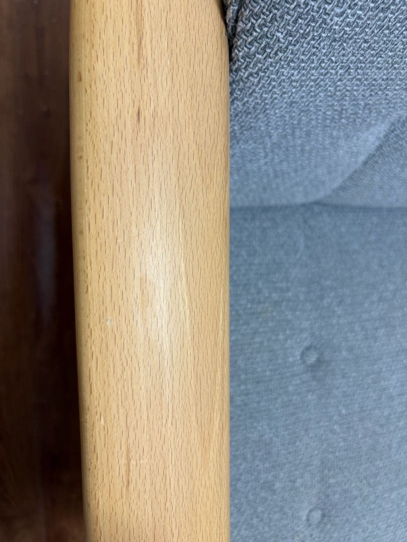 カリモク60 Kチェア 2シーター ミストグレー