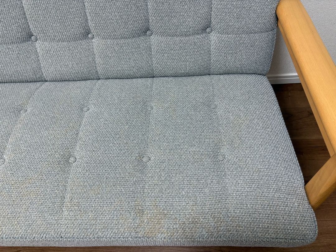 カリモク60 Kチェア 2シーター ミストグレー