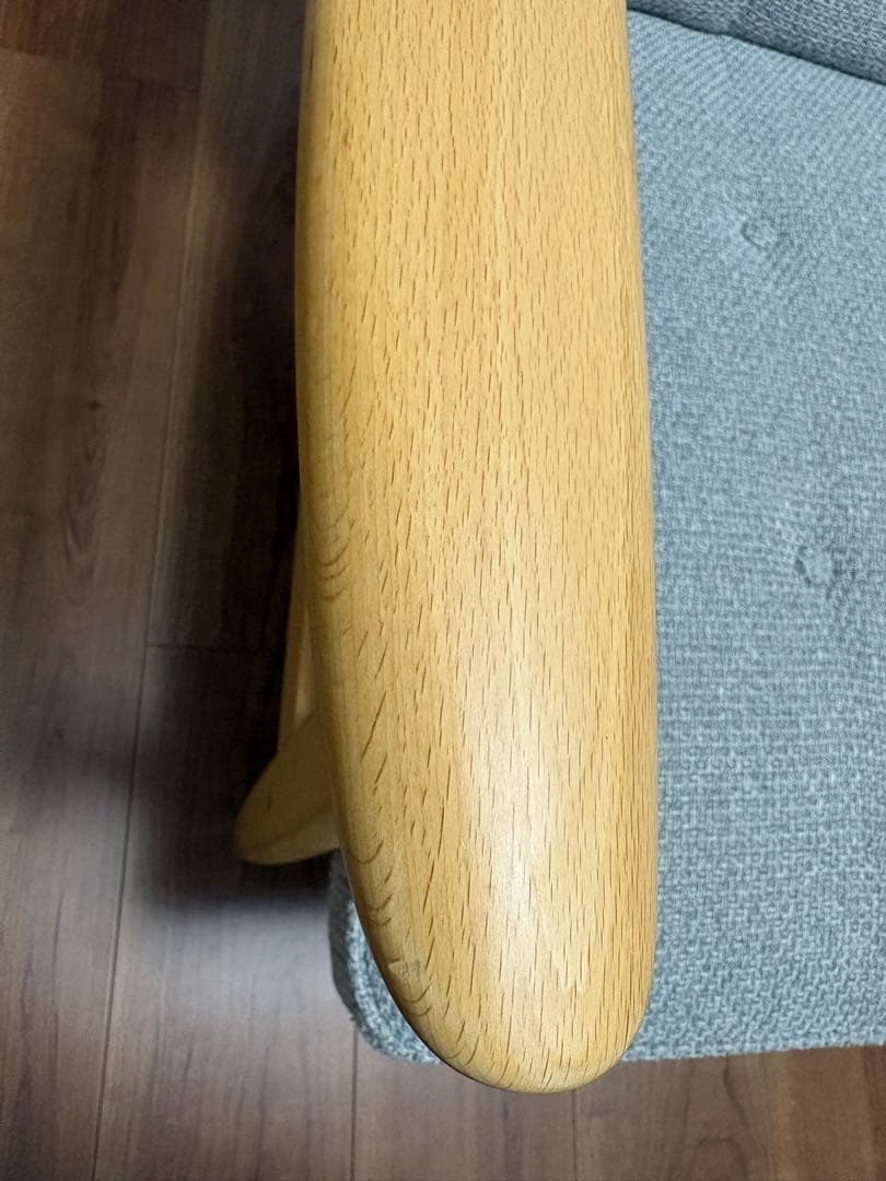 カリモク60 Kチェア 2シーター ミストグレー